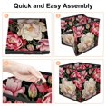 thumbnail image 4 of Peony Large Capacity Foldable Toy Box Storage Bin Storage Baskets with Handle 10.8"x10.5"x10.6, 4 of 6