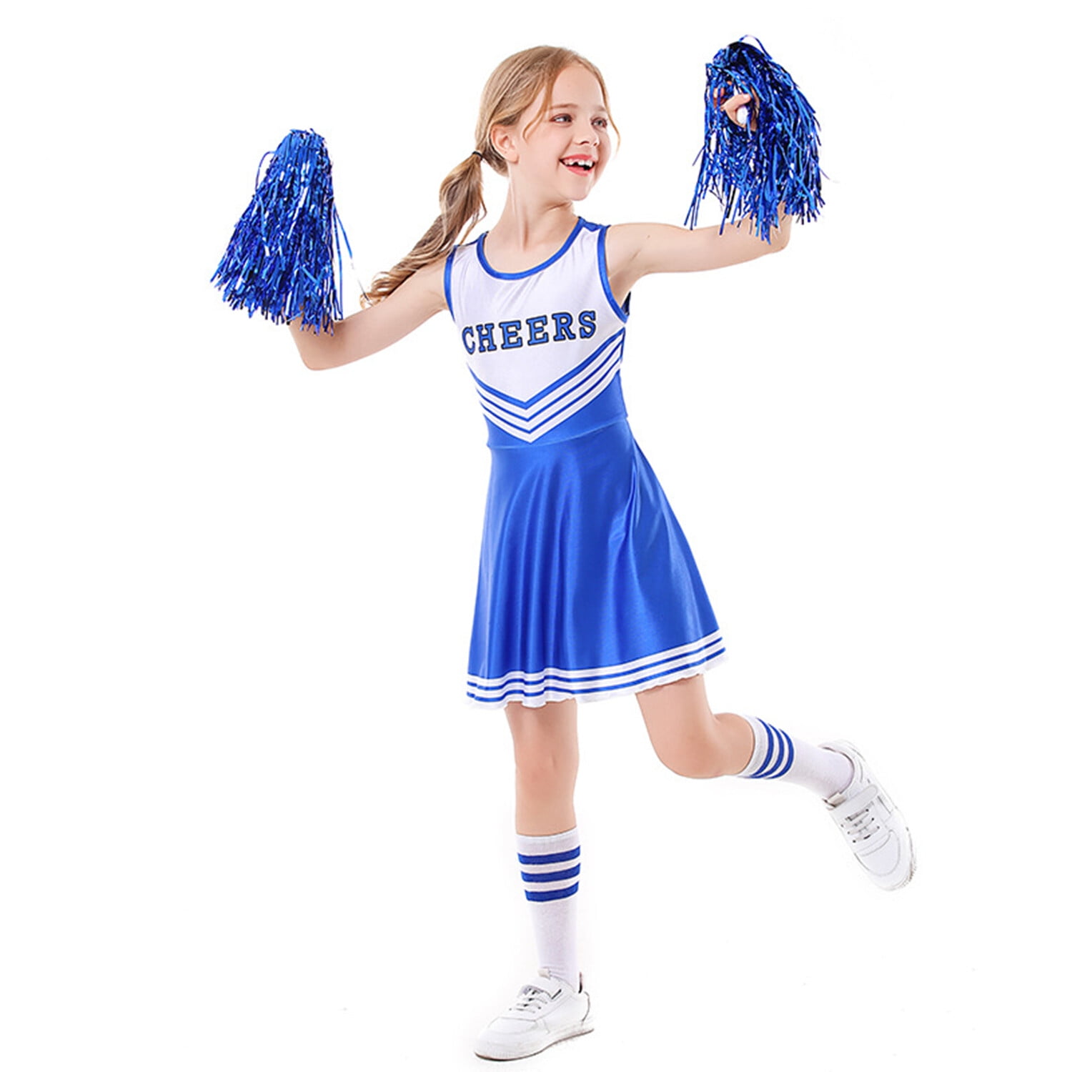 Phenas Girls Cheerleader Costumes Dresses Cheerleading Outfit