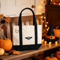 thumbnail image 6 of Halloween Canvas Tote Bag, Reusable Shopping Bag, Cute Spooky Shoulder Handbag for Women, Halloween Party, Travel, Grocery and Daily Use, 6 of 6