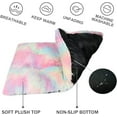 thumbnail image 3 of Exclusivo Mezcla Soft Plush Dog Bed Crate Mat for Small Dogs (26*20*4 in), Faux Fur Fluffy Dog Pet Cat Kennel Pad with Anti-Slip Bottom, Machine Washable, Rainbow, 3 of 6