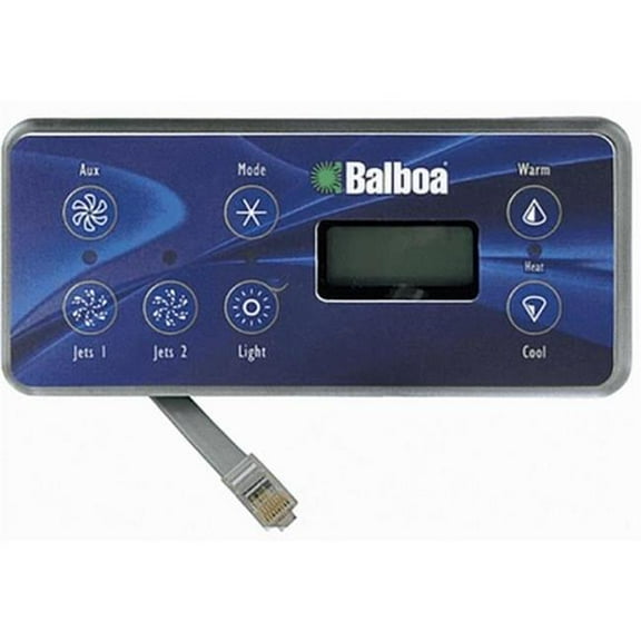 Balboa 34-53189-K 80-10430 7.4 x 3.3 in. Spaside VL701S Serial Control Panel with Label