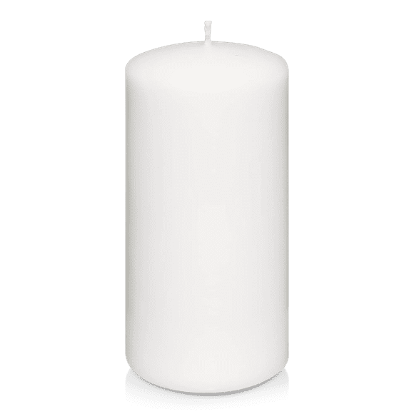 Bouclair White Large Pillar Candle