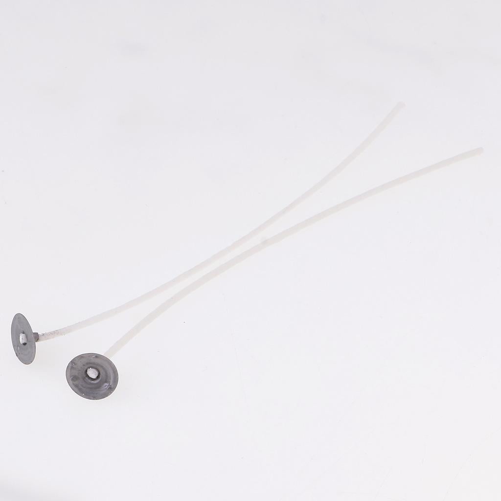 GUOOL 3-4pack Wholesale Candle Wicks with Sustainers for Candle Making 100pcs 4 Pcs