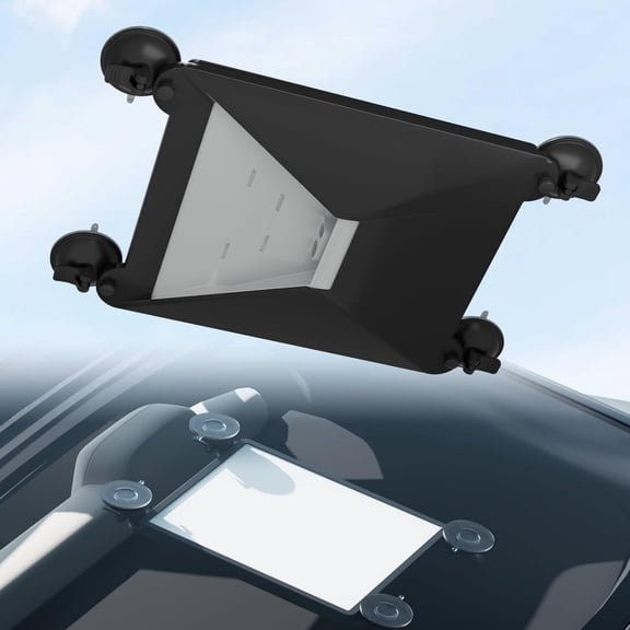 Starlink Mini Car Mount with Silicone Suction Case – Windshield, Glass Roof, RV, and Boat Holder for Portable Satellite Internet, Anti-Scratch Protective Design