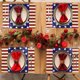 thumbnail image 4 of 4PC Placemats Independence Day Flag Placemats Home Kitchen Insulated Linen Western Placemats, 4 of 6