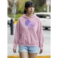 thumbnail image 2 of Modern Style Violet Nature Hoodie Women -Image by Shutterstock, Female Medium, 2 of 4