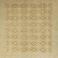 thumbnail image 1 of Ahgly Company Indoor Square Abstract Orange Gold Oriental Area Rugs, 3' Square, 1 of 6