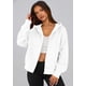 thumbnail image 3 of Sudadera con cremallera PRETTYGARDEN Y2K Blanca Talle M, 3 of 6