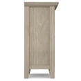 thumbnail image 4 of Simpli Home Amherst Armoire de Rangement Basse en Bois Massif de 32 Pouces de Large, Gris Vieilli, 4 of 8