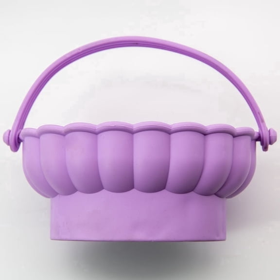 Dr.pedi Silicone Makeup Brush Cleaner , 2-in-1 Portable Brush Washer & Holder, Purple, for Foundation/Eyeshadow Brushes (Fast Cleaning, No-Slip Design)