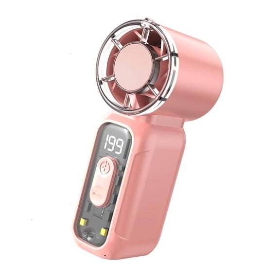 ZELVINN High Speed Rechargeable Fan Outdoor Portable Handheld Powerful Fan Outdoor Light Weight Coolers Enduring