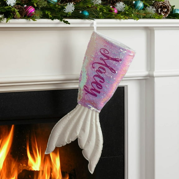 Mermaid Gift - Personalized Mermaid Christmas Stocking