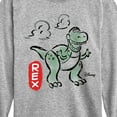 thumbnail image 3 of Toy Story - Doodle Rex Graphic - Toddler & Youth Long Sleeve Graphic T-Shirt, 3 of 5