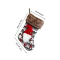 thumbnail image 2 of Festive Santa Candy Sock Hanging Ornament for Holiday Party Christmas Tree Decoration, 2 of 3