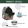 thumbnail image 4 of Perfect Backpack Gift for Students: Hawaii Tropical Wind Palm Leaves Print, Durable Lightweight Laptop Daypack with Large Capacity for High School, College, Campus Commute, 4 of 6