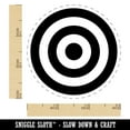 thumbnail image 2 of Bullseye Target Rubber Stamp for Scrapbooking Crafting Stamping - Small 3/4 Inch, 2 of 7
