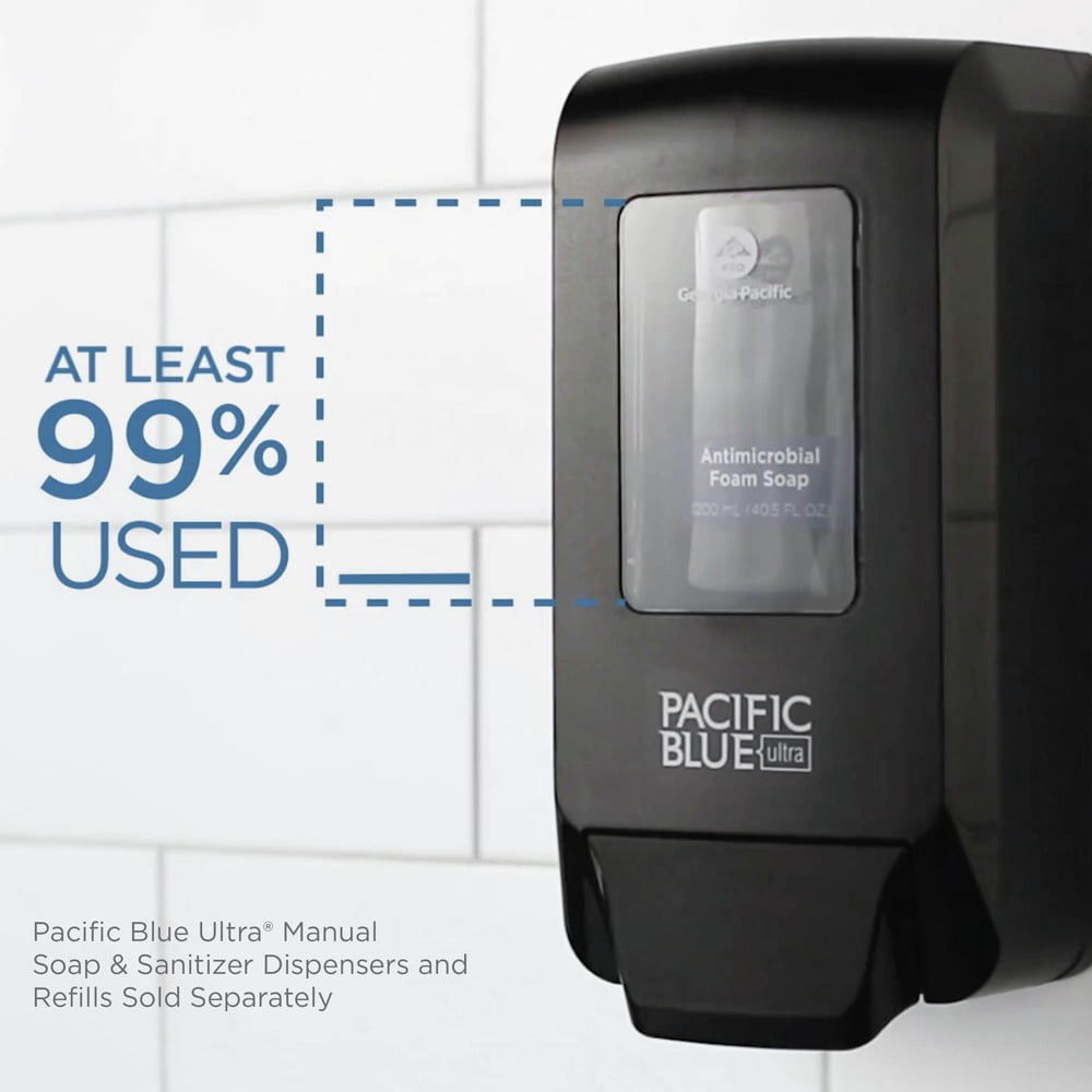 1200 mL Pacific Blue Ultra Antimicrobial Foam Soap Manual Dispenser Refill - Pacific Citrus (4/Carton)