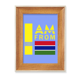 thumbnail image 1 of Soy de Gambia Escritorio Marco de fotos de madera Pantalla Imagen Arte Pintura Múltiples conjuntos, 1 of 4