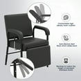 thumbnail image 3 of Adjustable Heavy Duty Reclining Shampoo Chair with Leg Support Salon Beauty Spa for Barber Shop(Black), 3 of 19