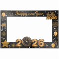 thumbnail image 1 of wonima44 ABOOFAN New Years Party Photo Frame Props 2026 Happy New Year Eve Photo Booth Selfie Props for 2026 Celebrations Eve Party Accessories, 1 of 1