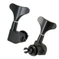 thumbnail image 4 of Piezas de Repuesto Sunnimix Piezas Bajas Sellado de la Cola del Pez Botón de Afinación Sintonizador de Clavija Negro 2L3R Afinadores de Bajo Machine Heads, 4 of 8