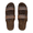 Kona (Dark Brown), variant on J-Slips Hawaiian Men Slide Double Strap Jesus Sandals Lava Rock Black Men 10