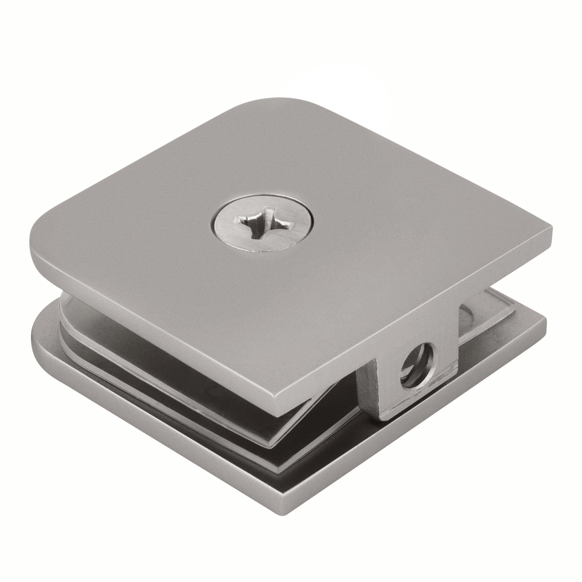 CRL UC77SC Satin Chrome Traditional Style Fixed Panel U-Clamp