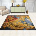 thumbnail image 3 of Area Rug Indoor 80"x58"in Non-Slip Wear Resistant Floor Mats Soft Large Carpets for Living Room Bedroom Home Decor Vibrant Yellow, 3 of 7