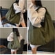 thumbnail image 2 of Bolso De Mano Drape De Color Sólido Para Mujer, Gran Capacidad Moda Versátil Hombro Totes Bolsas, Para Uso Diario, Viajes, Trabajo, 2 of 3