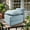 Baby Blue, variant on OPOHORO 4-Pieces Outdoor Deep Seating Cushion Set, 24"x24", 6-Inch Thick Back and Seat Cushions for Patio Lounge Chairs or Sofas, Blue