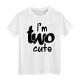 thumbnail image 1 of MEZZALL T-Shirt à Manches Courtes pour Fille d'Anniversaire, Col Rond, Coupe Décontractée, Blanc, 10-11 Ans, 1 of 4