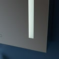 thumbnail image 6 of Vinnova Rieti 24" Rectangle Frameless LED Lighted Medicine Cabinet Wall Mounted Bathroom Mirror with Storage, 6 of 10