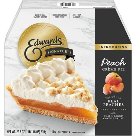 Edwards® Signatures Peach Crème Pie 29.6 oz. Box