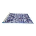 thumbnail image 2 of Ahgly Company Machine Washable Indoor Rectangle Abstract Blue Modern Area Rugs, 2' x 3', 2 of 4