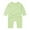 Green, variant on Huowey Kids Baby Pajamas Long Sleeve Rompers Snap Closure Sleeper For Boy Girls Fashionable Pjs, 12-18 Months