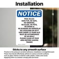 thumbnail image 3 of (2 Pack) Pool Rules Have Fun Be Safe OSHA Notice Sign 12 Inch X 18 Inch Vinyl Label Decal Sticker Weather Resistant, UV Protected for Workplace, Business, and Construction Site, Made in, 3 of 7