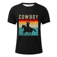 thumbnail image 2 of Toddler Kids Boys T Shirts Short Sleeve Graphic Tees Prints Casual Shirts For Youth Top Casual Loose Tops 4-5 Years, 2 of 4