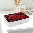 thumbnail image 6 of Rose Portable PU Leather Jewelry Box with Removable Compartment, Necklace Holder, Storage Box, and Jewelry Organizer, 6 of 6