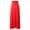 Red, variant on WENWU Womens Double Split Maxi Long Skirt Ladies Plain Basic Two Side Slit 4 22 Silk Skirts for Women Short Wrap Skirt