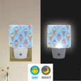 thumbnail image 5 of Ice Creams with Stars and Stripes LED Night Light with Smart Sensor Plug Into Wall Dusk to Dawn 2 packs, 5 of 7