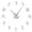 Silver, variant on Team-Building Activities Frameless Wall Clock Stickers, DIY Modern Decorative Clocks for Living Room, Bedroom, Office - Easy to Install, Large 3D Clock Design (Silver,27in)
