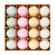 thumbnail image 2 of 16 bolas navideñas de terciopelo flocado | Adornos colgantes de plástico de 6 cm para árbol | Decoración festiva para el hogar y fiestas, 2 of 5