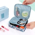 thumbnail image 3 of coreano bolsa de maquillaje organizador bolsa de cosméticos de viaje artículos de tocador bolsas impermeable cremallera oxford tela flores artículos de tocador bolsa de cosméticos de almacenamiento, 3 of 4