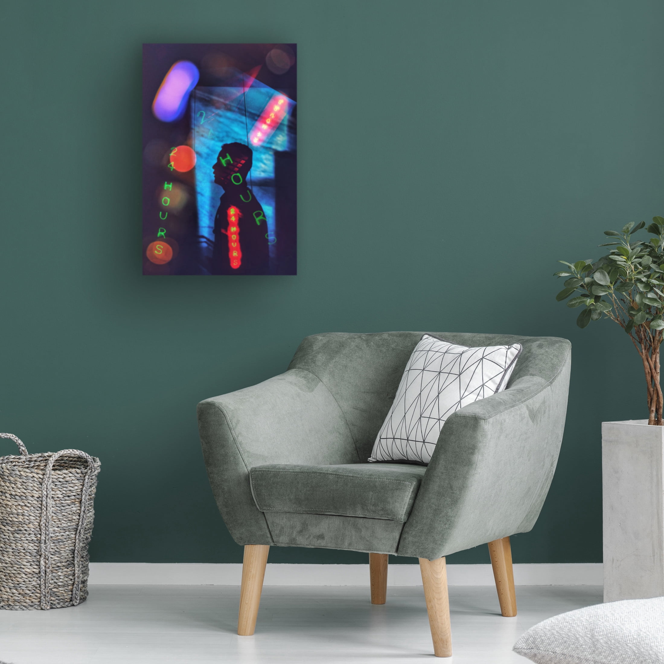 Trademark Fine Art Rahel Jo 24 Hours Canvas Wall Art