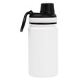 thumbnail image 1 of MIRA 12oz Insulated Kids Water Bottle with Spout Lid & Handle, Stainless Steel, White, 1 of 7