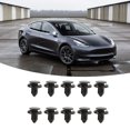 thumbnail image 3 of Clips de Retenues à Pousser, Rivets de Voiture Fixation Stable Construction Durable pour Y, 3 of 7