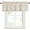 Beige, variant on Cream Wildflowers Rod Pocket Curtain Valance, Farmhouse Floral Botanical Leaves Farmhouse Window Valance for Living Room, Bedroom, Kitchen 42"W x 12"L