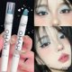 thumbnail image 1 of Lápiz de sombra de ojos rosa brillante, resaltador de lentejuelas nacaradas, brillo de gusano de seda, lápiz delineador de ojos resistente al agua, maquillaje con brillo, 1 of 5
