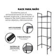 thumbnail image 2 of Organizador De Baño De 4 Nivele Mueble Organizador Toallero Baño Estante Rack Sanitario, 2 of 5