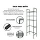 thumbnail image 2 of Organizador De Baño De 4 Nivele Mueble Organizador Toallero Baño Estante Rack Sanitario, 2 of 5